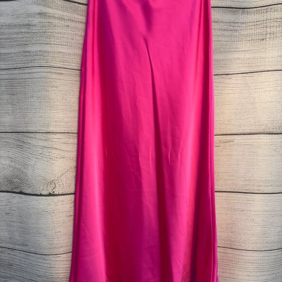 NWT Antonio Melani Satin Midi Skirt Size 0 - Picture 3 of 3